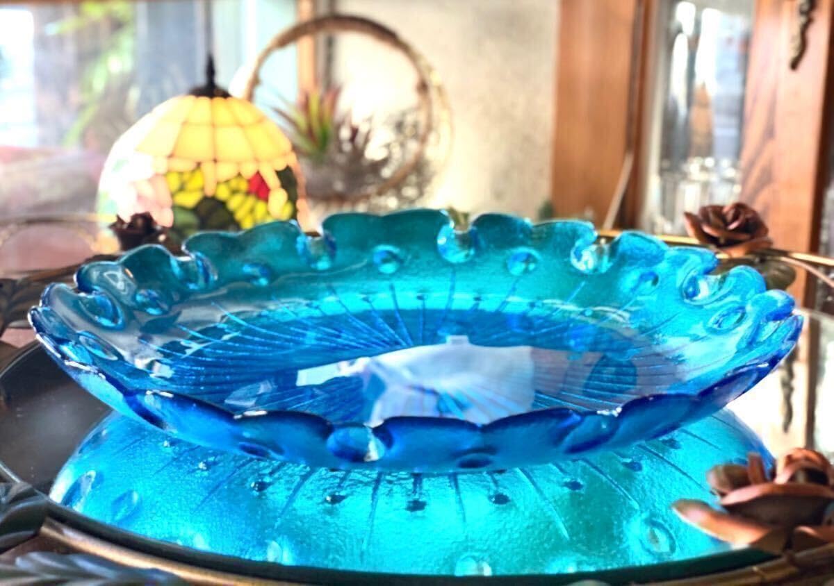 ガラスプレート　大皿　2枚　43×33×3 センチ Amazon.co.jp: LABRIMP ガラス皿 寿司プレート 多機能 フード